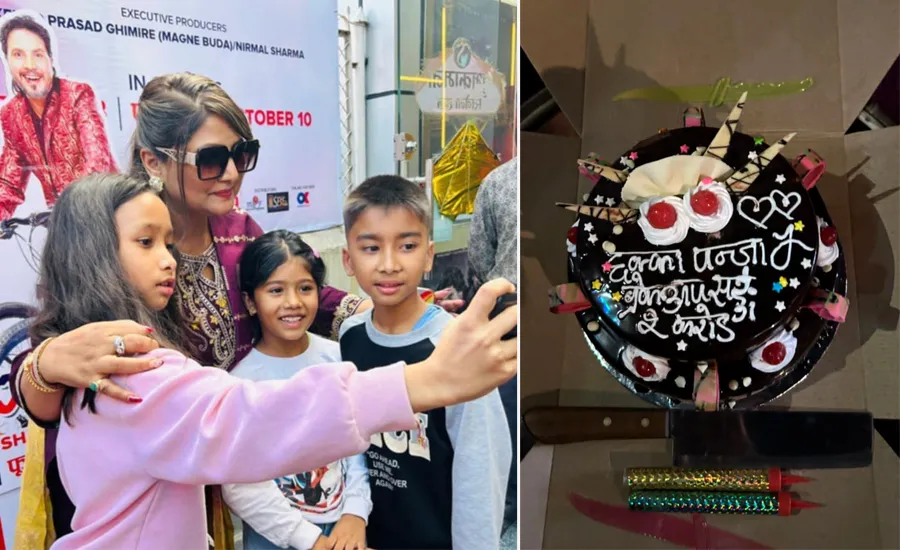 ‘छक्कापञ्जा ५’को ब्रेकअप सङ्ले २ करोड भ्यूज पाएपछि केक काटेर खुसीयाली