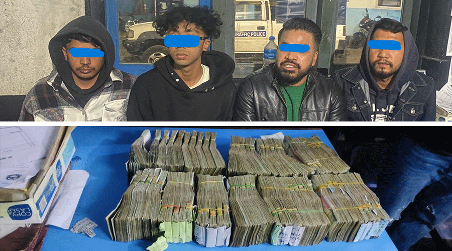 स्रोत नखुलेको ६८ लाख नगदसहित काठमाडौंबाट ४ जना पक्राउ