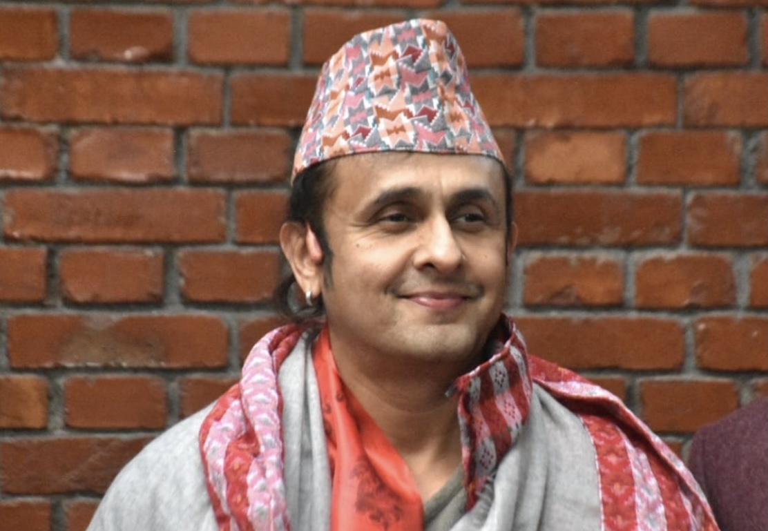कन्सर्टका लागि काठमाडौं आईपुगे सोनु निगम