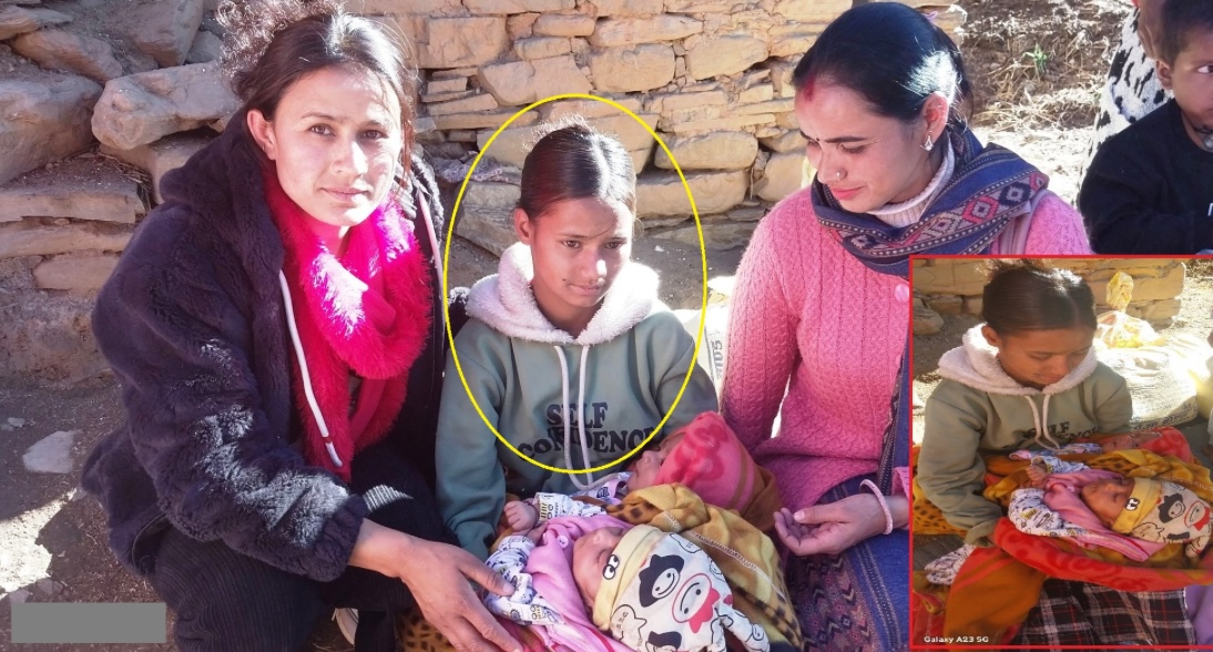 दिपाले १५ वर्षको कलिलो उमेरमै जन्माईन जुम्ल्याहा बच्चा