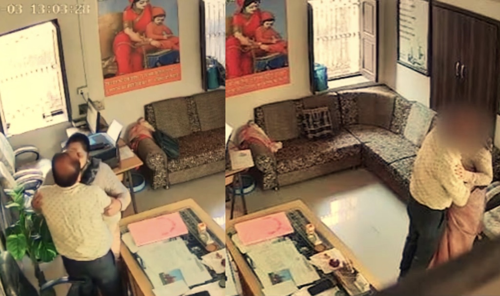 विद्यालयभित्रै प्रधानाध्यापक र शिक्षिकाको यस्तो रसलीला,भिडियो भाइरल