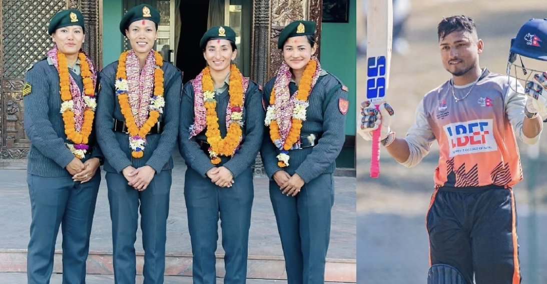 सशस्त्रका ४ महिला फुटबलर र क्रिकेटर जोरासहित १८ जनाको विशेष बढुवा