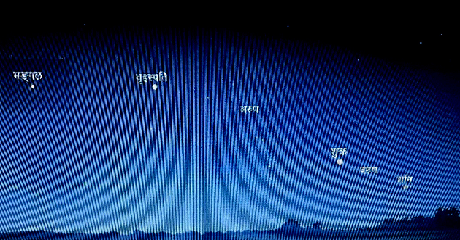 नेपाली आकाशमा आज एकसाथै ६ ग्रह देखिँदै