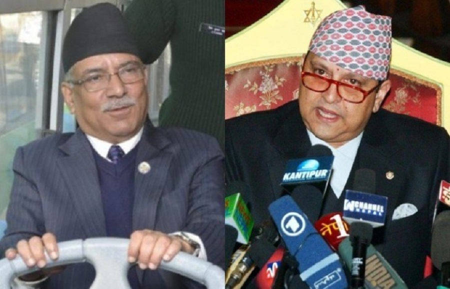 ज्ञानेन्द्रलाई प्रचण्डको चेतावनी, ‘अर्को मूर्खता नगरियोस्’