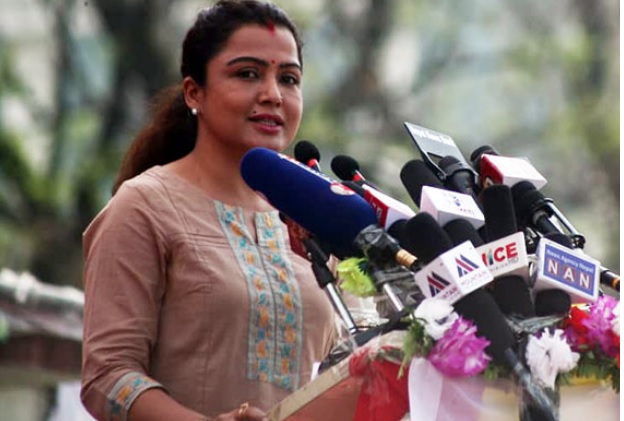लिङ्देनले ‘बच्चा जन्माउन अमेरिका गएको’ भनेर मविरुद्ध अभिव्यक्ति दिएजस्तै अर्को गल्ती गरे : रेखा थापा