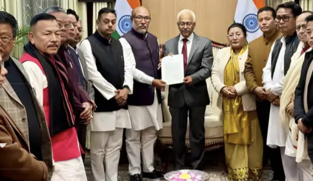 भारतको उत्तर-पूर्वी राज्य मणिपुरमा राष्ट्रपति शासन  लागु