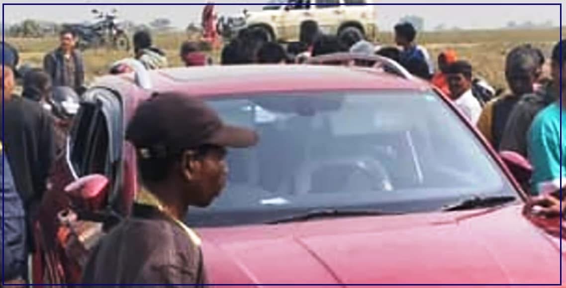 गाडी चोरेर भाग्दा तेल सकिएपछि …