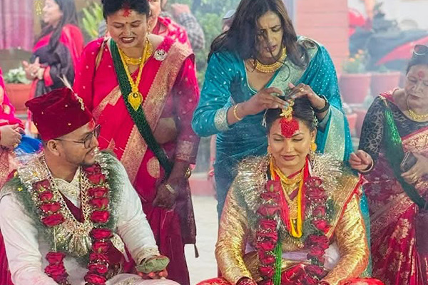 वैवाहिक बन्धनमा बाँधिइन् भलिबल खेलाडी रेश्मा भण्डारी
