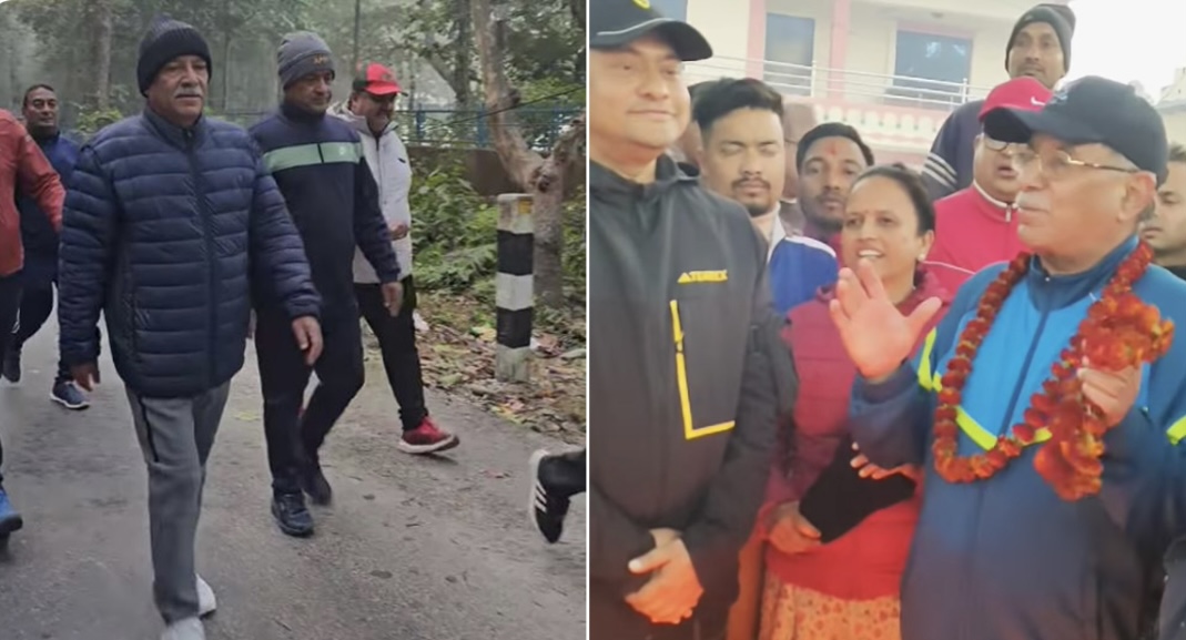 प्रचण्डको हेल्थ टिप्स : बिहान दश हजार पाइला हिँडौं, यी रोगहरू निको हुन्छ