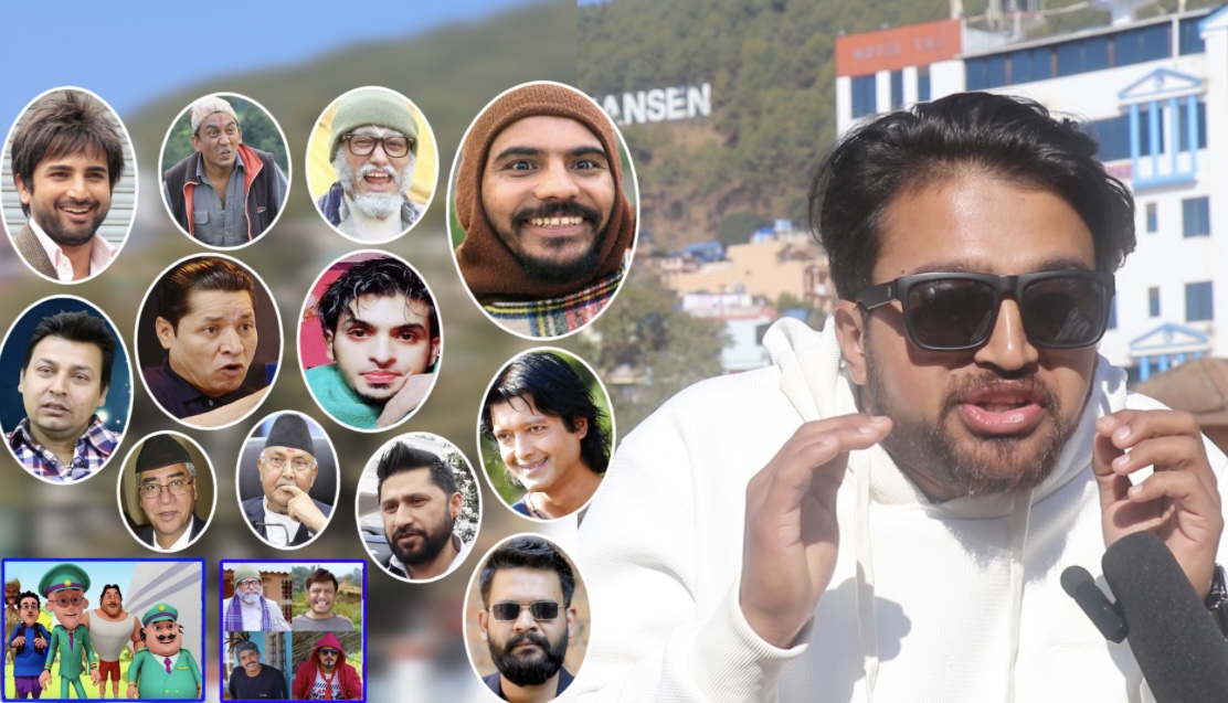 सकिगोनिको पाडे बले जिग्री, मोटू पत्लु, माग्ने बुढो देखि २०० भन्दा बढीको क्यारिकेचर गर्ने सुमीत