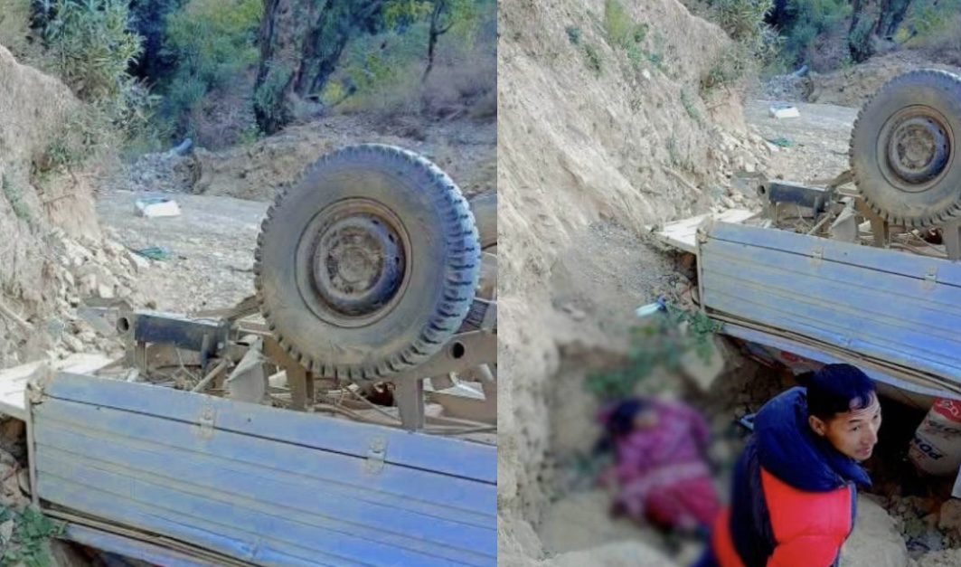 यसरी भयो श्रीमती र दुई छोरालाई चढाएको गाडी दुई किलोमिटर नगुड्दै दुर्घटना