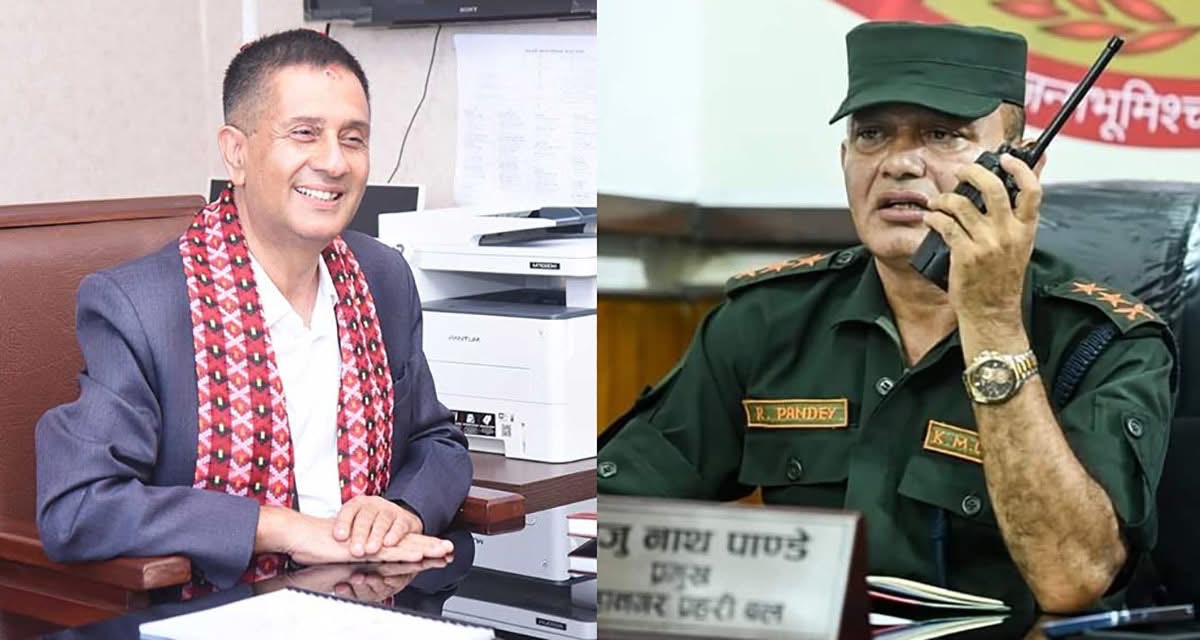 नगर प्रहरी प्रमुख राजु पाण्डेले मागे  प्रमुख प्रशासकीय अधिकृत गुरागाईंसँग  माफी