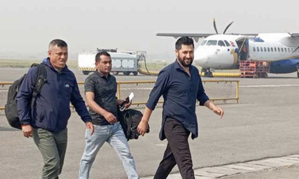 पूर्वगृहमन्त्री रवि लामिछाने  रुपन्देही प्रहरीको हिरासतमा