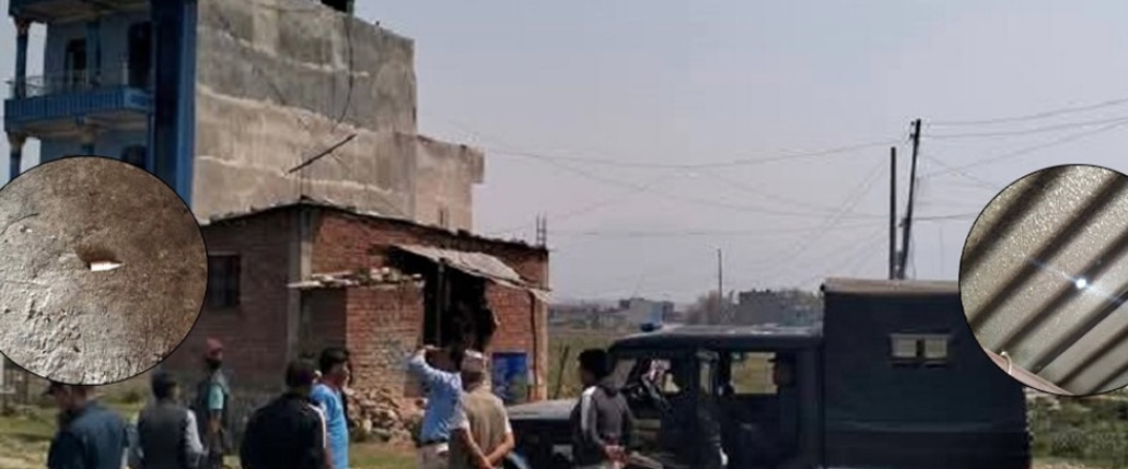 वीरेन्द्रनगरमा  कसले चलायो गोली ? गोली छाना छेडेर खस्यो कोठाभित्र
