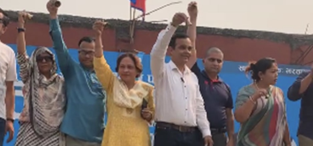 घण्टी बजाएर रास्वपाको ‘जनयात्रा’ शुभारम्भ