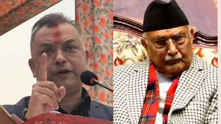 प्रधानमन्त्री ओलीले देशलाई ऋणमा डुबाएको गगनको दाबी, ऋण लिएर घिउ खाएको आरोप