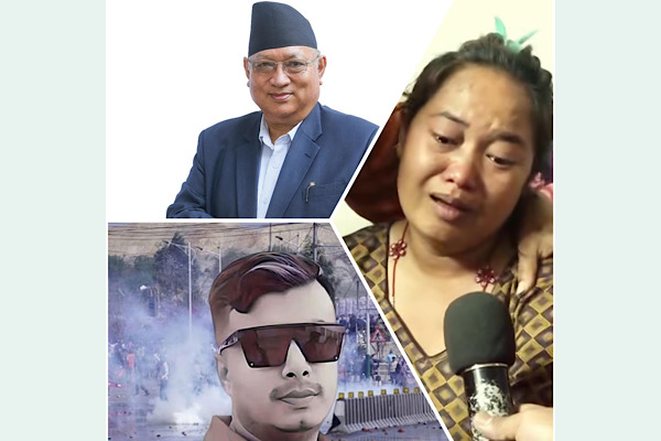 तीनकुने घटनामा ज्यान गुमाएका सविन महर्जनकी छोरीलाई  कांग्रेस कोषाध्यक्ष श्रेष्ठले १२ कक्षा सम्म निःशुल्क पढाउने