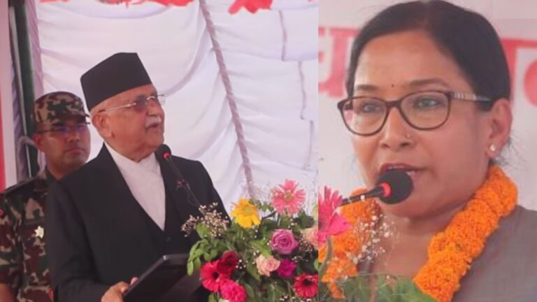 भरतपुरमा रेल आतङ्क, मेयर दाहालले प्रधानमन्त्री ओलीलाई सुनाईन् पीडा