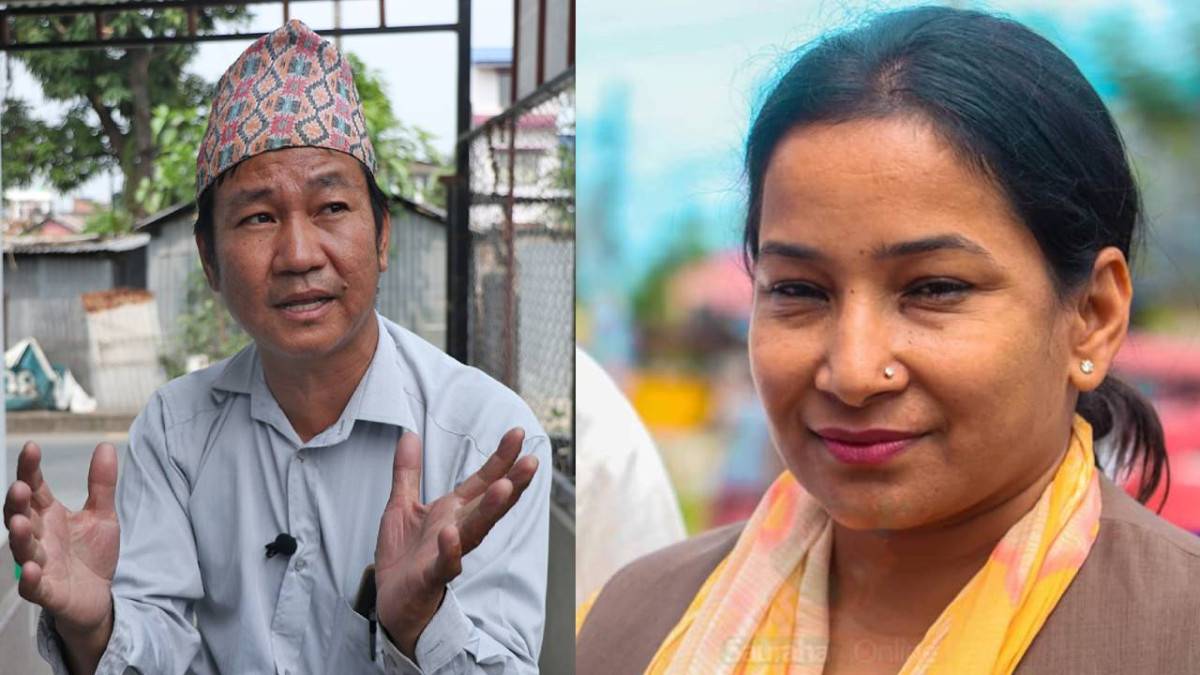 धरानका मेयर साम्पांगले भरतपुरका मेयर रेणुलाई तपाईँको बाऊ ठिक रैन छ, पार्टी ठिक रहेन छ त ?’ बिचरा तपाईँ भनेपछि…
