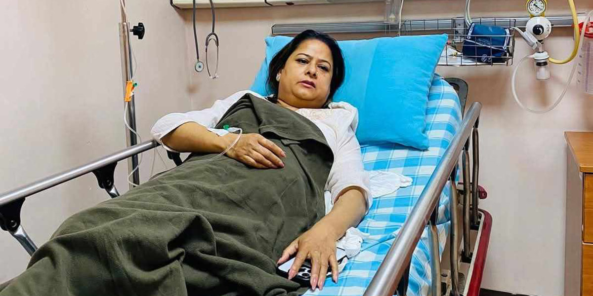 रञ्जिता फेरि अस्पताल फिर्ता