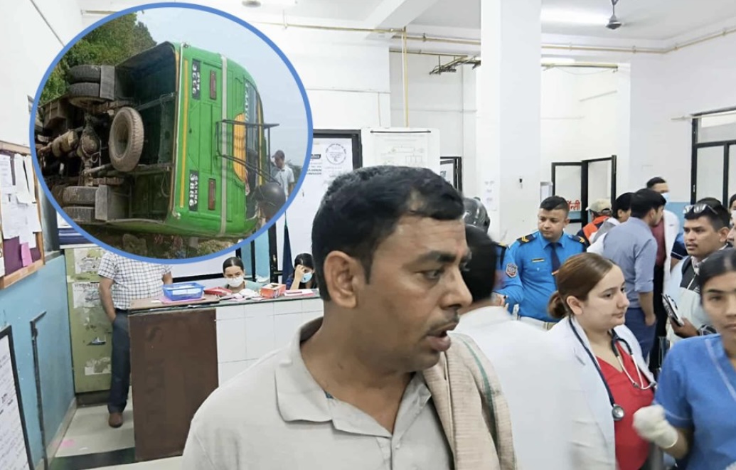 पोखरामा बस दुर्घटना,३० जना घाइते(नामावली सहित)