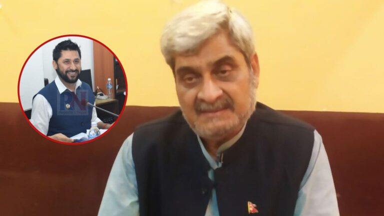 लामिछाने भेटेपछि त्रिपाठीको प्रतिक्रियाः रवि देखाएर आफ्ना जोगाउन सत्ता लागेको छ