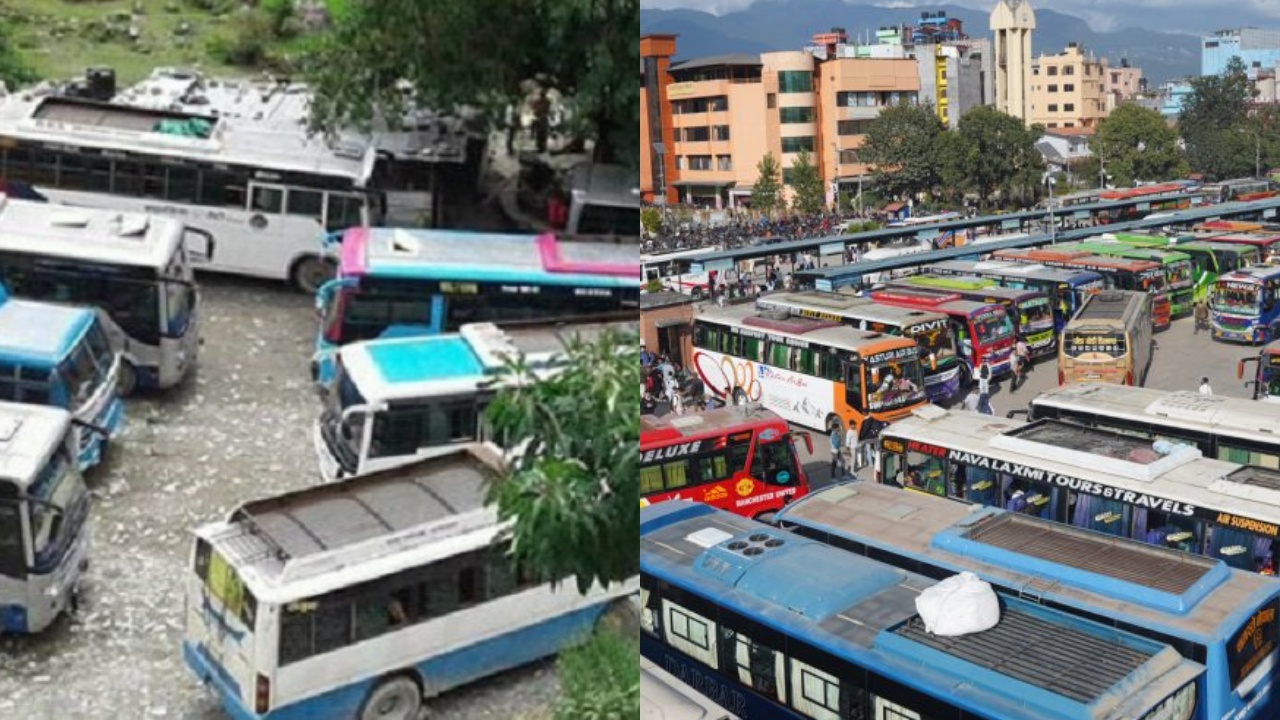 यातायात व्यवसायीद्वारा देशव्यापी हडताल फिर्ता,भोलिबाट गाडी चल्ने