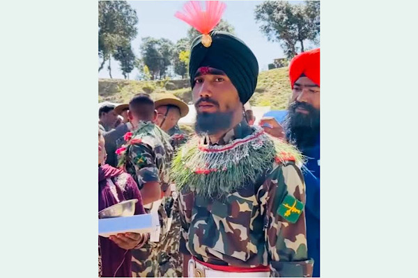 नेपाली सेनामा पहिलोपटक शिख समुदायका सदस्य भर्ना