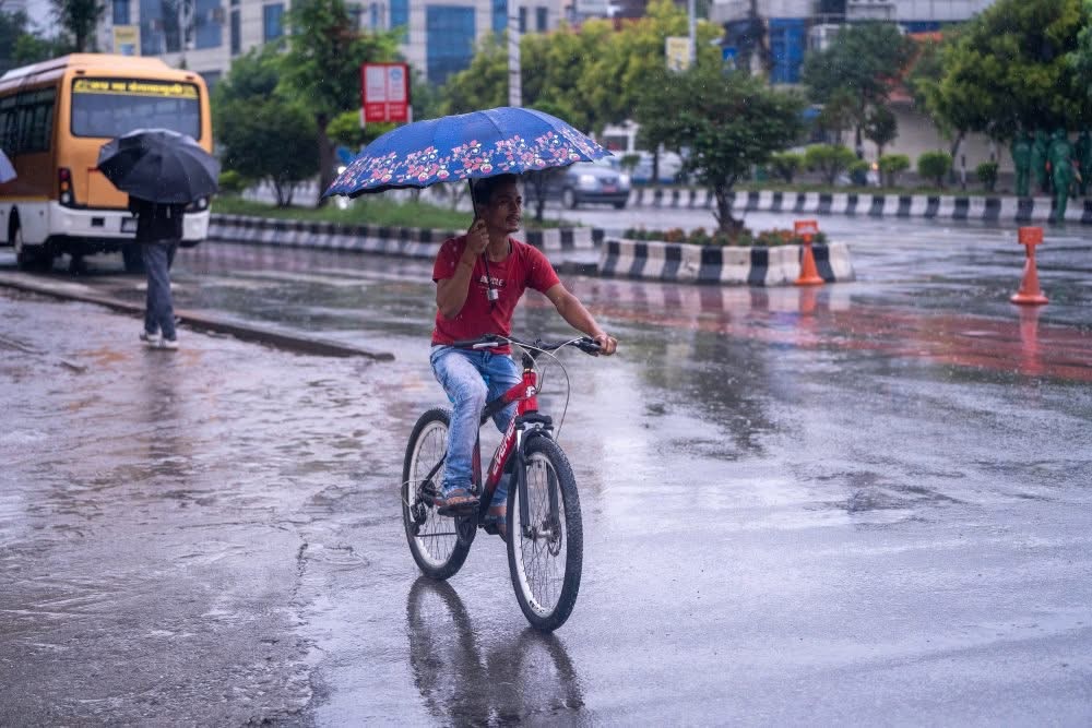 मनसुन अवधिमा देशका अधिकांश स्थानमा सरदरभन्दा बढी वर्षा हुने