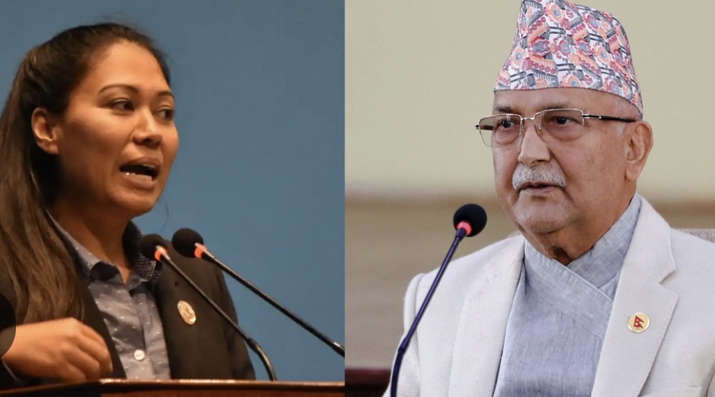 प्रधानमन्त्रीलाई सुमनाले भनिन् : हेलिकप्टरबाट हेर्न जाँदैमा मधेशमा पानी आउँदैन