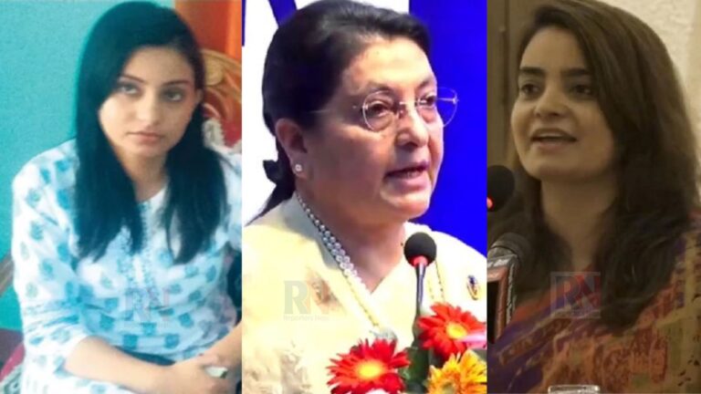 विद्या भण्डारीको राजनीतिक सक्रियताबारे कान्छी छोरी निशाकुसुमको रहस्यमयी मौनता