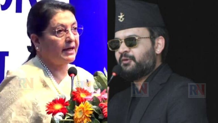 ओलीसँग सम्बन्ध बिग्रिएका बालेनले विद्या भण्डारीसँग गरे भेट