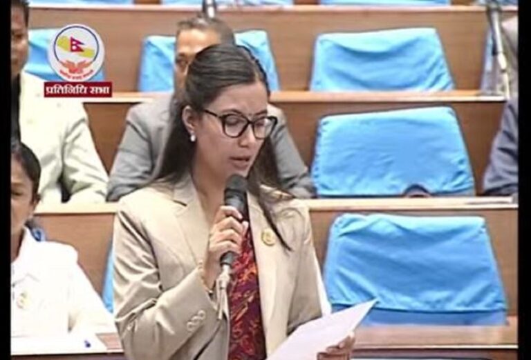 सांसद गौतमको संसदमा प्रष्टोक्ति-मैले प्रधानमन्त्रीसँग गएका फर्किएनन् भनेको होइन