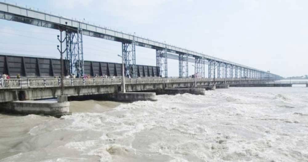 वर्षाका कारणले सप्तकोशी नदीमा पानीको वहाव उच्च