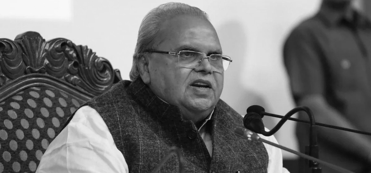 भारतका पूर्वगभर्नर सत्यपाल मलिकको निधन