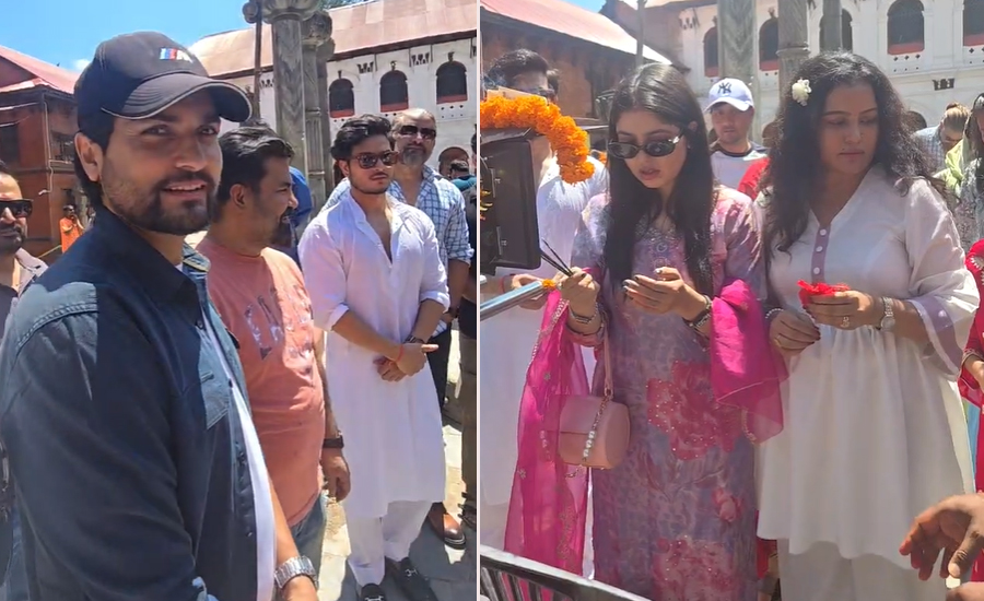 पशुपतिमा पूजा गर्दै रेखा थापाले घोषणा गरिन् फिल्म ‘३६ को आँकडा’