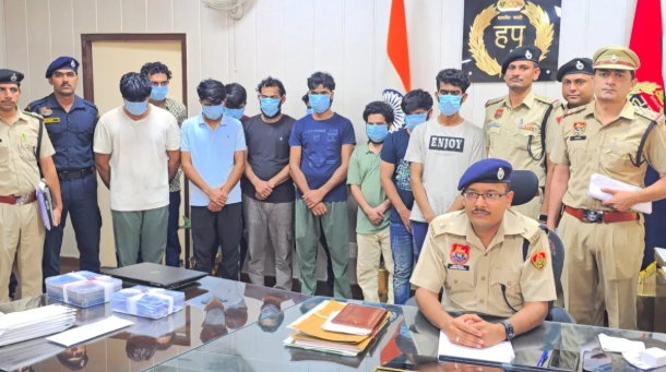 भारतमा साइबर ठगी गिरोहका एक नेपालीसहित १० सदस्य पक्राउ, कम्बोडियासँग ‘कनेक्सन’