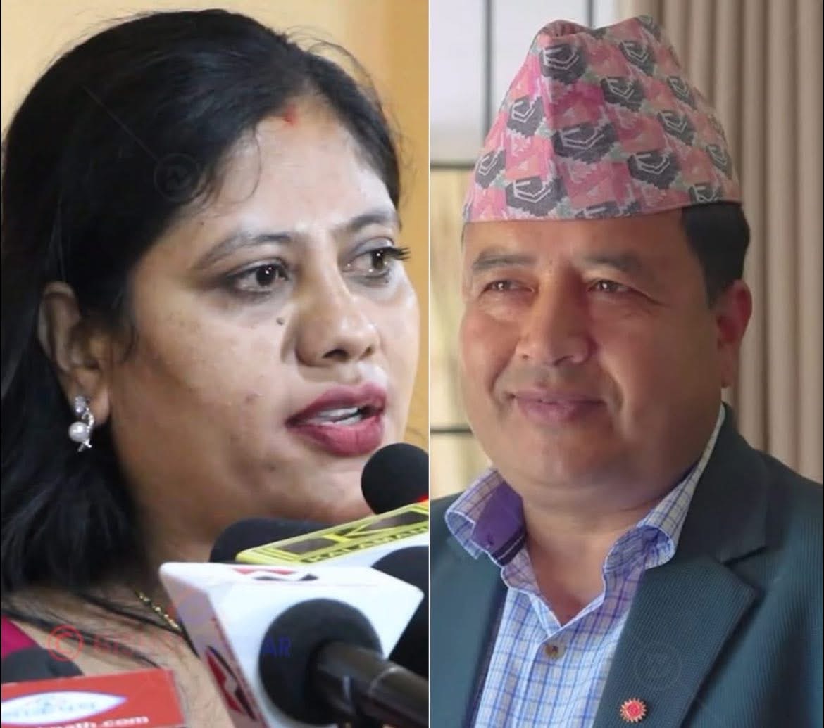 महेश बस्नेत विरुद्ध भक्तपुर-२ बाट चुनावमा लड्ने शोभा पाठकको घोषणा