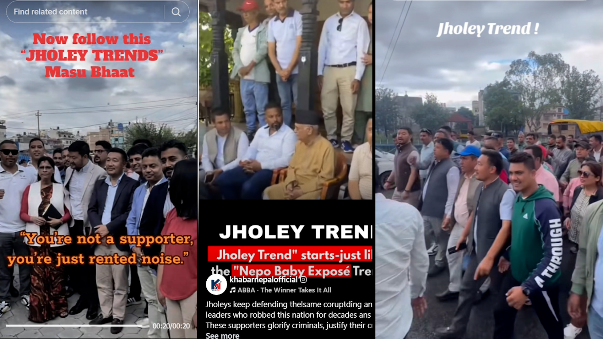 यसरी सुरु भयो ‘झोले’ ट्रेन्ड, नेतासँग फोटो खिचाउनेहरू छन् निशानामा
