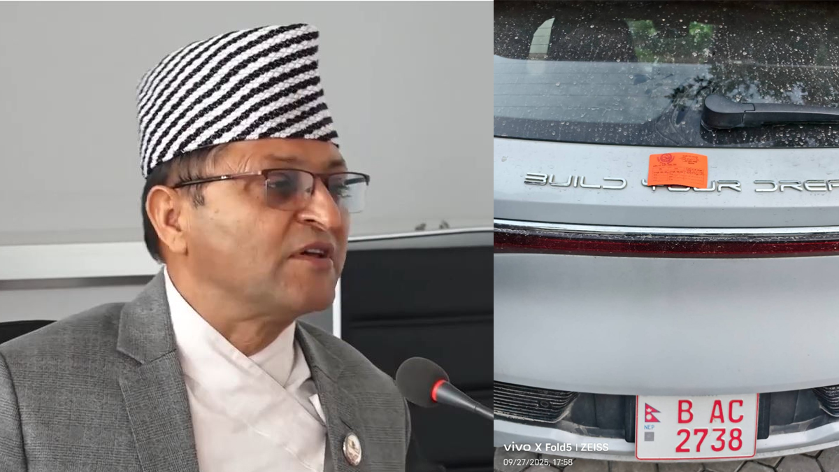 राष्ट्रिय सभाका पूर्वअध्यक्ष तिमिल्सिनाले फिर्ता गरे गाडी