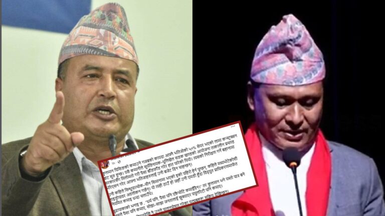 मन्त्री घिसिङमाथि महेश बस्नेतको गम्भीर आरोप, आफ्नै भतिजाको कम्पनीबाट कमाउन सुरु भएको दाबी