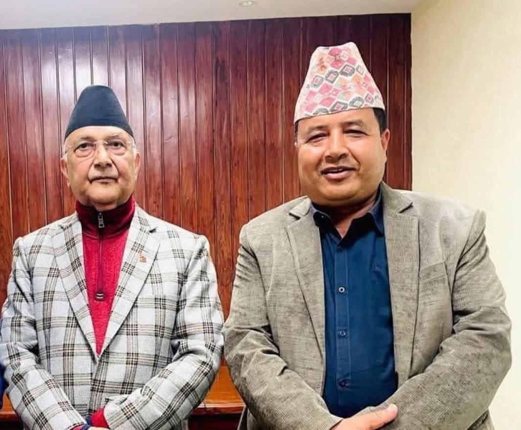 महेश बस्नेतको घोषणा : गुन्डुमा केपी ओलीका लागि घर बनाउने , घरको नाम ‘ओली कुटी’ राख्ने