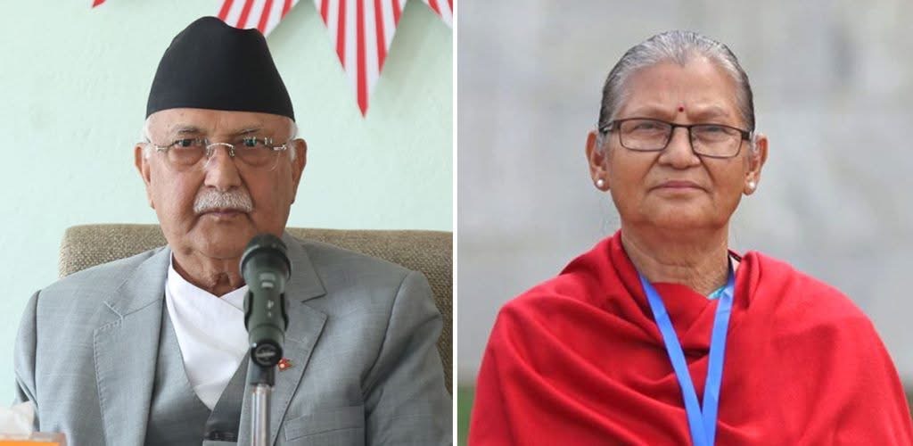 एमाले उपाध्यक्ष शाक्य भन्छिन्:- ओलीको नेतृत्वमा चुनावमा भोट माग्न होइन अनुहार समेत देखाउन सकिदैँन
