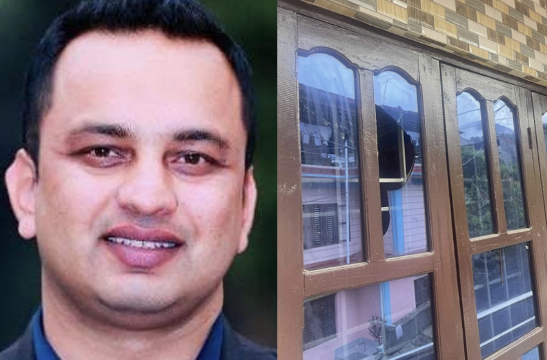 प्रेस चौतारीका अध्यक्ष पाण्डेको घरमा तोडफोड