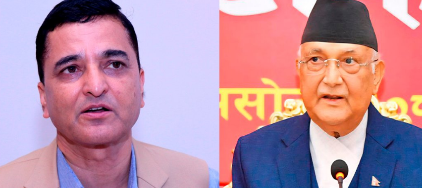 नेतृत्व हस्तान्तरण गर्न ओलीलाई योगेशको प्रस्ताव