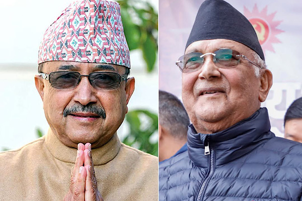 पूर्णबहादुर खड्का र केपी ओलीबीच गोप्य भेटवार्ता