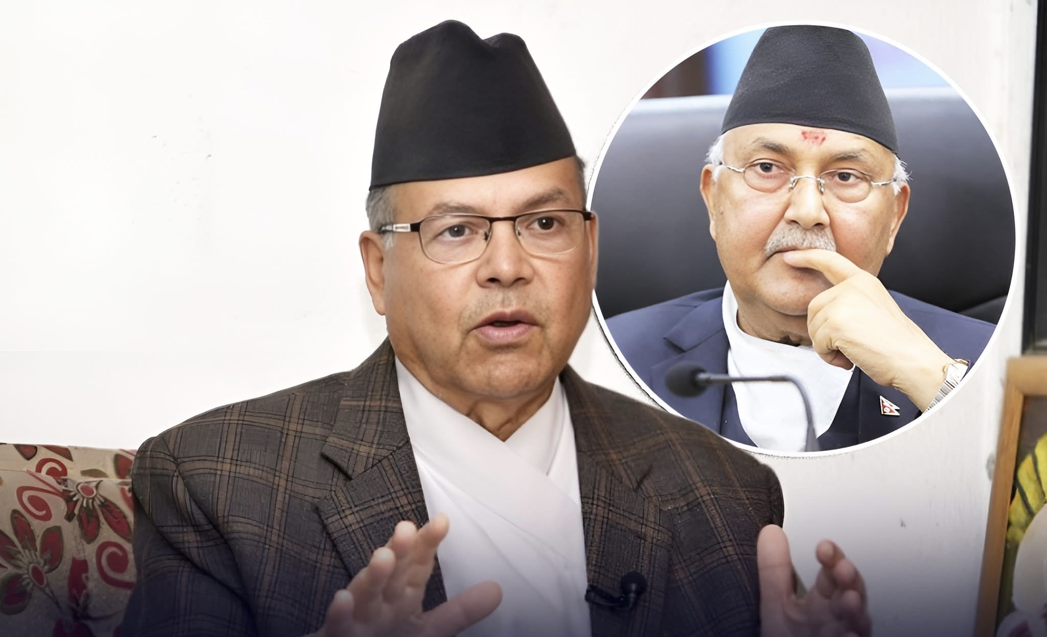 नयाँ पार्टीलाई ओलीले ‘वृद्धहरूको पार्टी’ भनेपछि आफ्नो अनुहार ऐनामा हेर्न झलनाथले दिए सुझाव