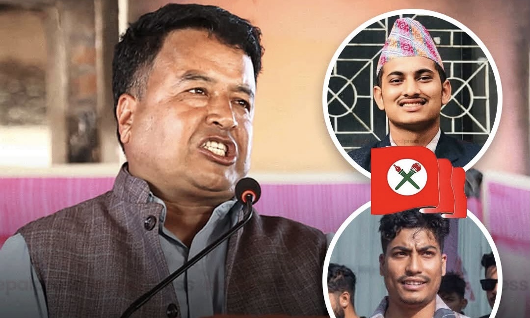 विराटनगरमा महेश बस्नेतको गाडीमा बेलुन हान्नेहरू नेविसंघका जेन-जी, एकजना शेखर पक्षका इकाइ सभापति