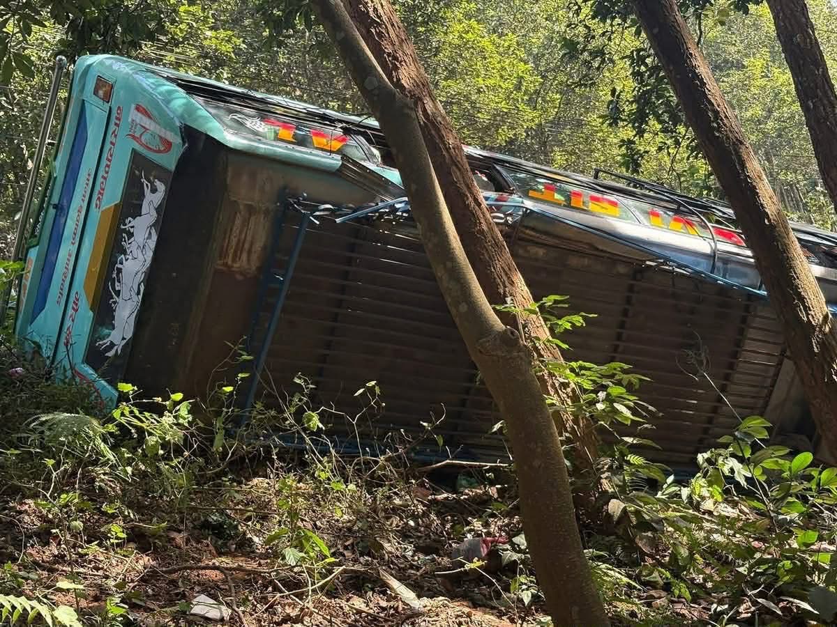 चितवनतर्फ जाँदै गरेको बस दुर्घटना, २२ जना घाइते