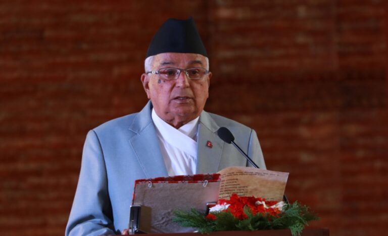 राष्ट्रपति पौडेलले साढे ३ बजे राष्ट्रका नाममा सम्बोधन गर्ने